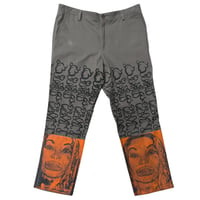 【used】Overprinted chino