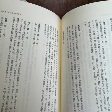 【古本】福永武彦戦後日記