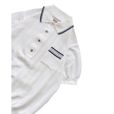 EURO Vintage Stripe Knit Polo