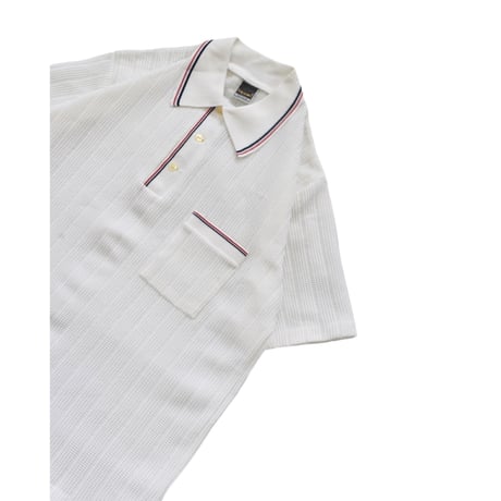 EURO Vintage Tricolor Mesh Knit Polo