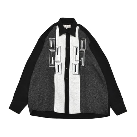 Geometric Embroidery Design L/S Shirt