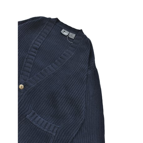 Cotton Ribbed Knit Cardigan