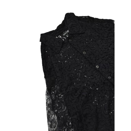 "Remake by VERS" Reconstructed Lace Shirt Jacket