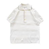 EURO Vintage Brown Line Rib Knit Polo