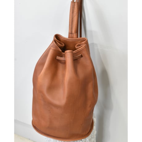 OLD COACH Drawstring Leather Shoulder Bag
