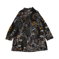 EURO Jacquard Pattern Long Jacket