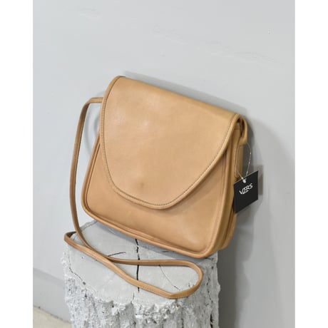 OLD COACH Leather Flap Shoulder Bag