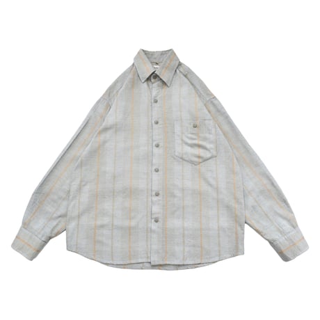 Textured Stripe Design L/S Shirt