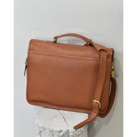 OLD COACH “Colebrooke Case” Leather 2Way Bag