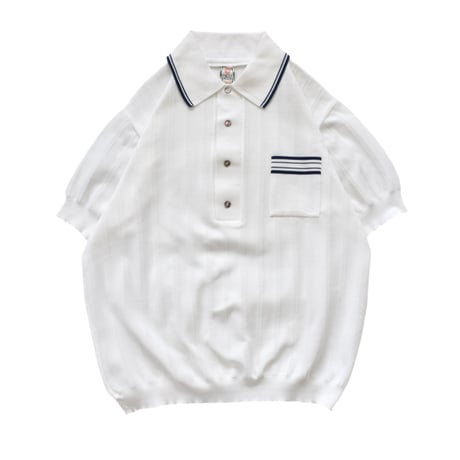 EURO Vintage Stripe Knit Polo