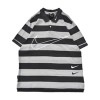 NIKE Big Swoosh Border Polo Shirt
