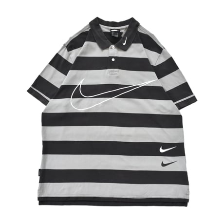 NIKE Big Swoosh Border Polo Shirt