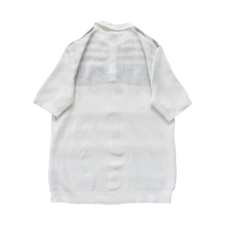 EURO Vintage Border Mesh Knit Polo