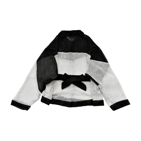 "Remake by VERS" Reconstructed Mesh Shirt Jacket
