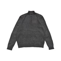 Panel Design Half Zip Knit