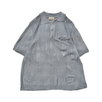 EURO Vintage Geometric Pattern Knit Polo