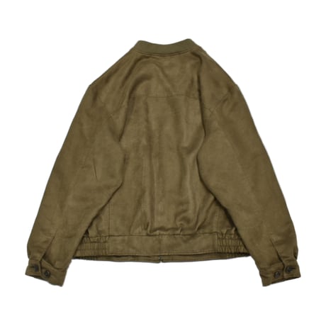 Faux Suede Switching Blouson