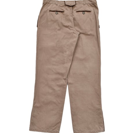 Tyrolean Cotton Twill Wide Trousers
