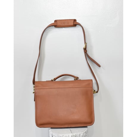 OLD COACH “Colebrooke Case” Leather 2Way Bag