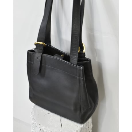 OLD COACH “Soho Buckle Bag” Leather Shoulder Tote Bag