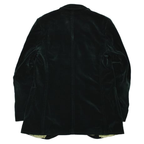 1970s German Vintage Green Velvet Tailored Jacket