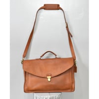 OLD COACH 2Way Leather Briefcase