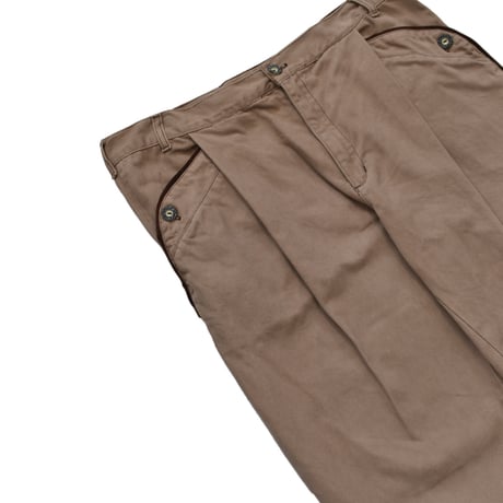 Tyrolean Cotton Twill Wide Trousers
