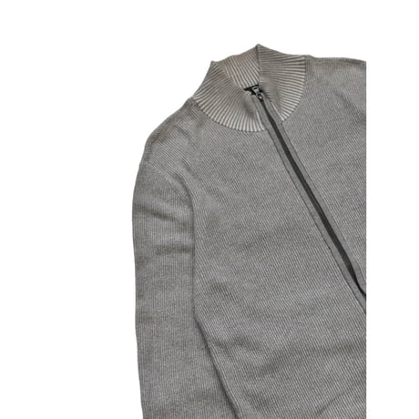 00s Calvin Klein Jeans Ribbed Collar Full Zip Knit