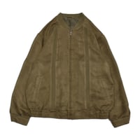 Faux Suede Switching Blouson