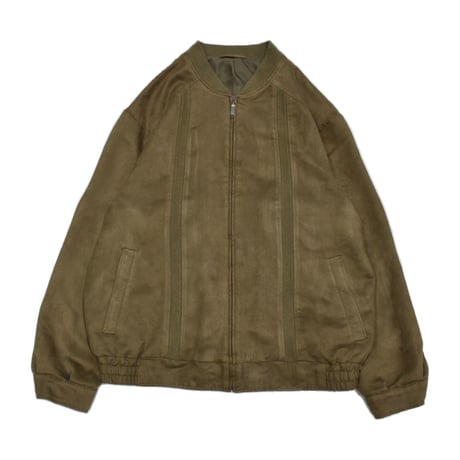 Faux Suede Switching Blouson