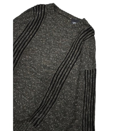 EURO Vintage Alpaca Blend Design Knit Sweater
