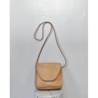OLD COACH Leather Flap Shoulder Bag