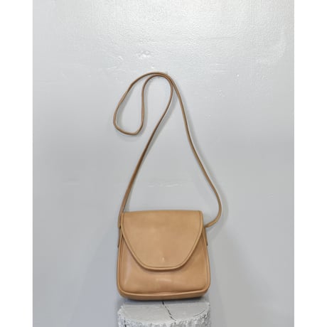 OLD COACH Leather Flap Shoulder Bag