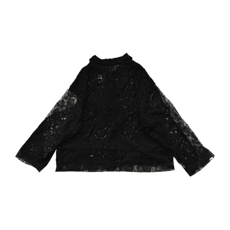 "Remake by VERS" Reconstructed Lace Shirt Jacket
