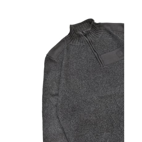 Panel Design Half Zip Knit