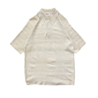 EURO Vintage Italian Jacquard Knit Polo