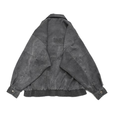 Washed Design Blouson Jacket