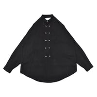 Vintage Stand Collar Loop Button L/S Shirt