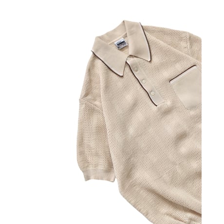 EURO Vintage Italian Mesh Knit Polo