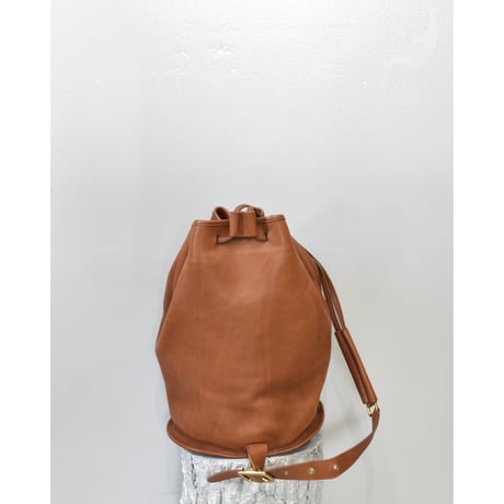 OLD COACH Drawstring Leather Shoulder Bag