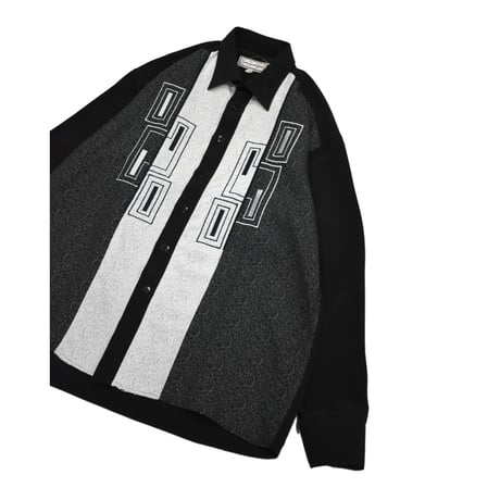 Geometric Embroidery Design L/S Shirt