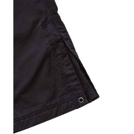 Washed Black Multi Pocket Wide Cargo Pants