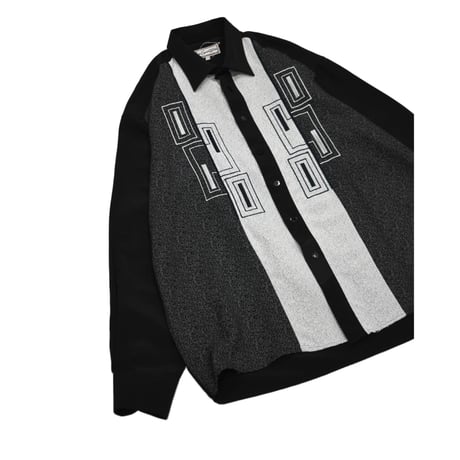 Geometric Embroidery Design L/S Shirt