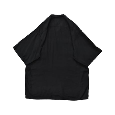Embroidery Palm Open Collar S/S Shirt
