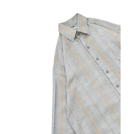 Textured Stripe Design L/S Shirt