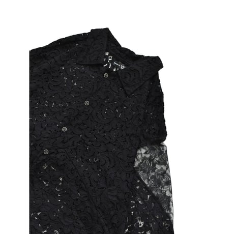 "Remake by VERS" Reconstructed Lace Shirt Jacket