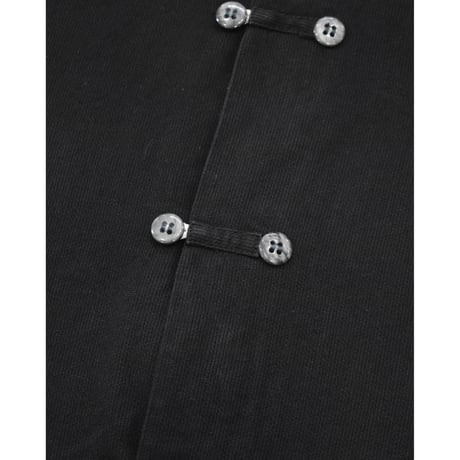 Vintage Stand Collar Loop Button L/S Shirt