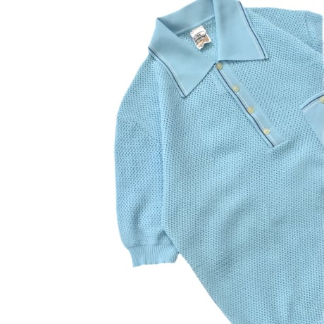 EURO Vintage Italian Mesh Knit Polo