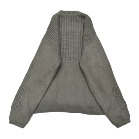 EURO Vintage Mixed Stitch Wool Blend Knit Sweater
