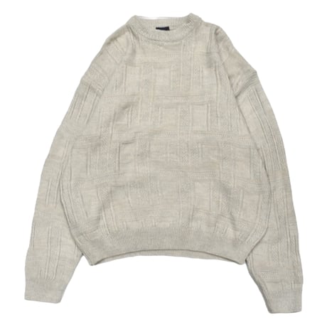 EURO Vintage Geometric Knit Sweater
